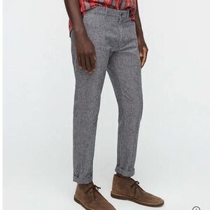 J. Crew Men’s Pants 484 Slim Stretch Twill Gray Cotton 31 x 32 Preppy Chino